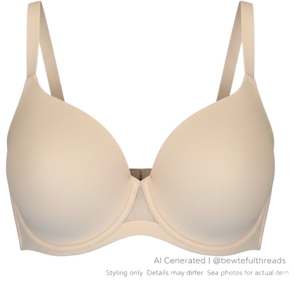 SOMA Bodify Perfect Coverage T-Shirt Bra Nude Smooth Everyday 36C